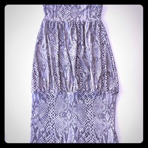 NORMA KAMALI python snake print dress/skirt/top